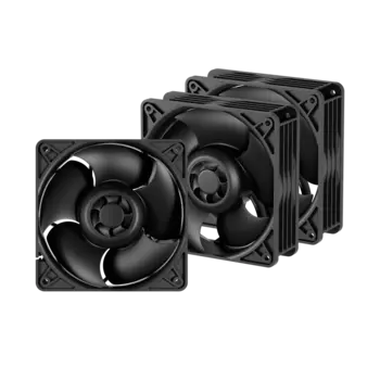Вентилятор Arctic Cooling S12038-4K 3-pack, 120 мм, 4000rpm, 4-pin, 3шт, черный (ACFAN00303A)