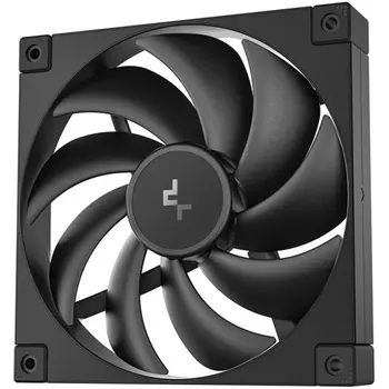 Вентилятор Deepcool FD14, 140 мм, 1650rpm, 25.6 дБ, 4-pin PWM, 1шт, черный