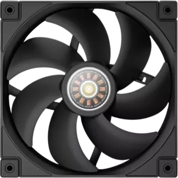 Вентилятор Deepcool FT14, 140 мм, 1650rpm, 25.1 дБ, 4-pin PWM, 1шт, черный, белая подсветка (R-FT14-BKWPN1-G)