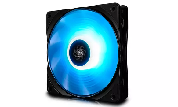 Вентилятор Deepcool RF 120, 120 мм, 1500rpm, 27 дБ, 4-pin PWM, 1шт, RGB подсветка