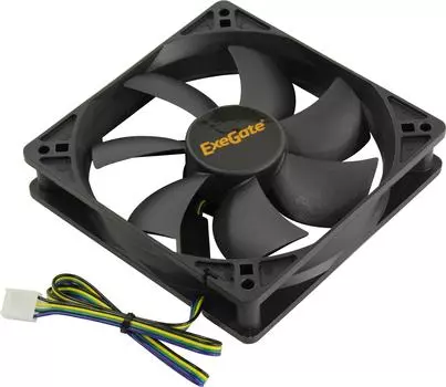Вентилятор ExeGate EX12025B4P-PWM, 120 мм, 1500rpm, 22 дБ, 4-pin PWM, 1шт (EX283391RUS)