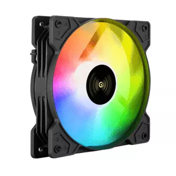 Вентилятор ExeGate EX12025H6PMY-PWM.ARGB, 120 мм, 1200rpm, 33 дБ, 6-pin, 1шт, черный, ARGB подсветка (EX295971RUS)