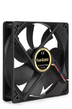 Вентилятор ExeGate EX12038S3P-24, 120 мм, 3000rpm, 46.1 дБ, 3-pin, 1шт, черный (EX297096RUS)