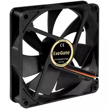 Вентилятор ExeGate ExtraPower EP14025S2P, 140 мм, 1600rpm, 31 дБ, 2-pin, 1шт, черный (EX295247RUS)