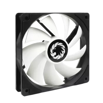Вентилятор GameMax GMX-WFBK-WT, 120 мм, 1200rpm, 23.4 дБ, 3-pin+4-pin Molex, 1шт (GMX-WFBK-WT)