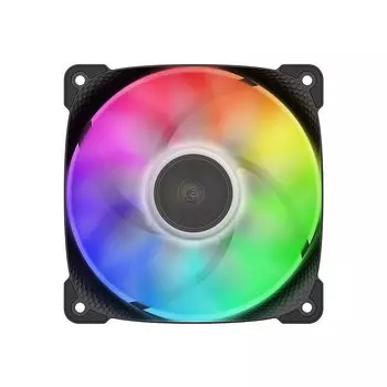 Вентилятор Geometric Future Squama 2501B Single Pack, 120 мм, 2000rpm, 34.2 дБ, 4-pin PWM, 1шт, черный, ARGB подсветка (GF_SQM-2501B-SP)