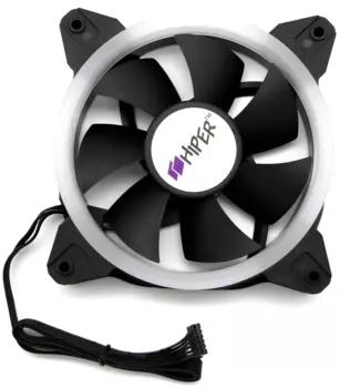 Вентилятор HIPER, 120 мм, 1200rpm, 12 дБ, 6-pin, 1шт, RGB (HCF1251-03)