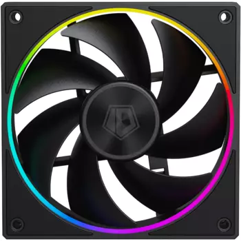 Вентилятор ID-COOLING AF-127-ARGB-K, 120 мм, 2000rpm, 29.9 дБ, 4-pin PWM, 1шт, черный, ARGB подсветка (IDC_AF-127-ARGB-K)