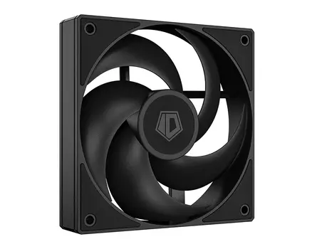 Вентилятор ID-COOLING AS-120-K, 120 мм, 2000rpm, 4-pin PWM, 1шт, черный (IDC_AS-120-K)