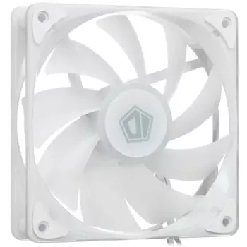 Вентилятор ID-COOLING CRYSTAL 120 WHITE, 120 мм, 1500rpm, 30.5 дБ, 4-pin PWM + 3-pin 5V ARGB, 1шт, ARGB (IDC_CRYSTAL 120 WHITE)