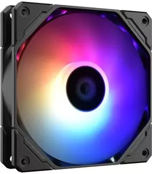 Вентилятор ID-COOLING TF-12025 Pro, 120 мм, 1800rpm, 35.2 дБ, 4-pin, 1шт, черный, ARGB подсветка (TF-12025-PRO ARGB)