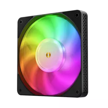 Вентилятор JONSBO HF1215, 120 мм, 1800rpm, 29.7 дБ, 4-pin PWM, 1шт, ARGB (CL_JB_HF1215 Black)