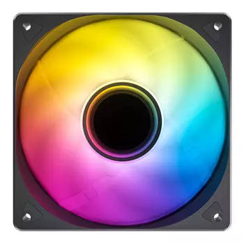 Вентилятор JONSBO SL-120B, 120 мм, 1500rpm, 32 дБ, 4-pin, 1шт, черный, ARGB подсветка (CL_JB_SL-120B)