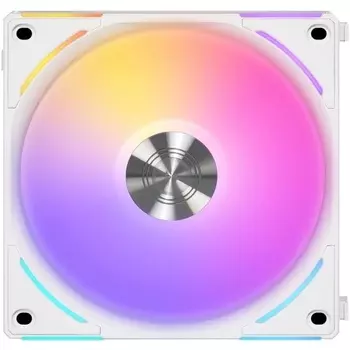 Вентилятор Lian Li UNI Fan ALV2 120, 120 мм, 2000rpm, 28.7 дБ, 4-pin PWM, 1шт, белый, ARGB подсветка (G99.12ALV21W.00)