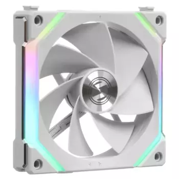 Вентилятор Lian Li UNI Fan SL120 V2 Reverse White, 120 мм, 2000rpm, 29.2 дБ, 4-pin PWM, 1шт, белый, ARGB подсветка (G99.12RSLV21W.R0)