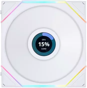 Вентилятор Lian Li UNI Fan TL 140 LCD, 140 мм, 1600rpm, 28.5 дБ, 7-pin, 1шт, LED (G99.14TLLCD1W.00)
