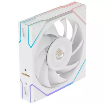 Вентилятор Lian Li UNI Fan TL LED 120 Reverse White, 124x120 мм, 2300rpm, 34 дБ, 7-pin, 1шт, черный, ARGB подсветка (G99.12RTL1W.R0)