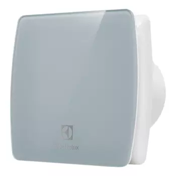 Вентилятор накладной осевой, 10 см, 1.67 м/мин, 15 Вт, 33 дБА, обратный клапан, Electrolux Glass EAFG-100 grey ( НС-1451632)