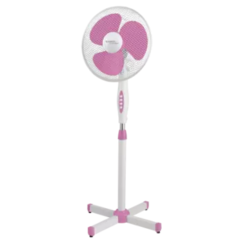 Вентилятор напольный осевой Scarlett Comfort SC-SF111B21 34 Вт, скоростей: 3, лопасти 30 см, поворот, наклон, фиолетовый/белый (SC-SF111B21)