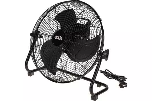 Вентилятор напольный осевой DUX DX-400 50 Вт, скоростей: 3, лопасти 40 см, черный (60-0240) 1 шт