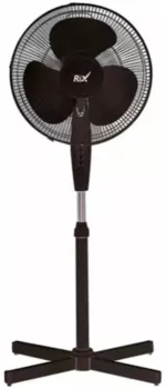 Вентилятор напольный осевой Rix RSF-3000B 35 Вт, скоростей: 3, лопасти 30 см, поворот, наклон, черный (RSF-3000B)
