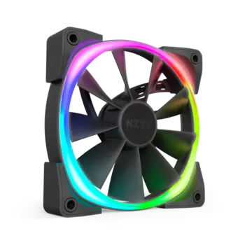 Вентилятор NZXT AER RGB 2, 120мм, 1500rpm, 33 дБ, 4-pin PWM, 1шт, RGB (HF-28120-B1)