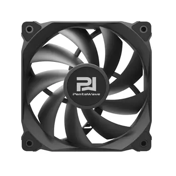 Вентилятор PentaWave PF-K12B PWM, 120 мм, 1850rpm, 29.7 дБ, 4-pin PWM, 1шт, черный (PF_K12B_PWM)