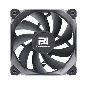 Вентилятор PentaWave PF-K12EXP PWM, 120 мм, 3000rpm, 43.5 дБ, 4-pin PWM, 1шт, серый (PF_K12EXP_PWM)