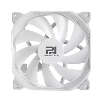 Вентилятор PentaWave PF-M14W PWM, 140 мм, 1600rpm, 31.5 дБ, 4-pin PWM, 1шт, белый (PF_M14W_PWM)