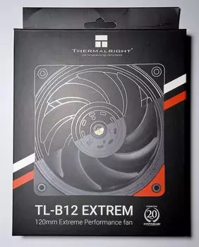 Вентилятор Thermalright TL-B12 EXTREM, 120 мм, 3150rpm, 40.5 дБ, 4-pin PWM, 1шт, черный (TL-B12 EXTREM)