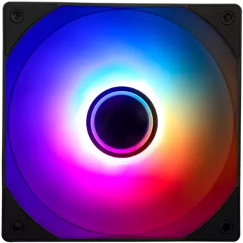 Вентилятор Thermalright TL-C12B-S V3, 120 мм, 1500rpm, 25.6 дБ, 4-pin PWM, 1шт, черный, ARGB подсветка (TPTL_C12B_S_V3)