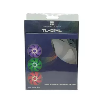 Вентилятор Thermalright TL-D14L, 140 мм, 1500rpm, 25.6 дБ, 4-pin PWM + 4-pin 12V RGB, 1шт, RGB (TL-D14L)