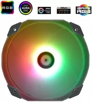 Вентилятор Thermalright TL-D14S-ARGB, 140 мм, 1500rpm, 22.6 дБ, 4-pin PWM, 1шт, черный, ARGB подсветка (TL-D14S-ARGB)