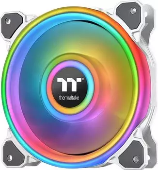 Вентилятор Thermaltake Riing Quad 14 RGB Radiator Fan TT Premium Edition, 140мм, 1400rpm, 26.1 дБ, 4-pin PWM, 1шт, RGB (CL-F101-PL14SW-C)