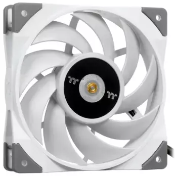 Вентилятор Thermaltake TOUGHFAN 12, 120 мм, 2000rpm, 22.3 дБ, 4-pin PWM, 1шт, белый (CL-F117-PL12WT-A)