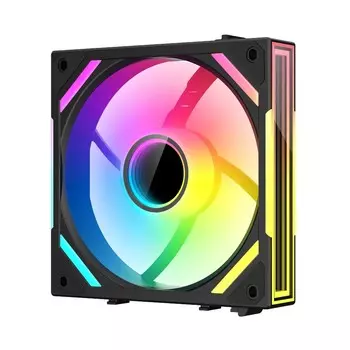 Вентилятор XASTRA FS120B, 120 мм, 2000rpm, 4-pin PWM, 1шт, черный, ARGB подсветка (FS120-1BA-SXX-GL)