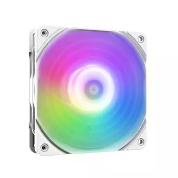 Вентилятор Zalman ZM-AF120R ARGB WHITE, 120 мм, 1500rpm, 24.3 дБ, 4-pin, 1шт, белый, ARGB подсветка (ZM-AF120R ARGB WHITE)