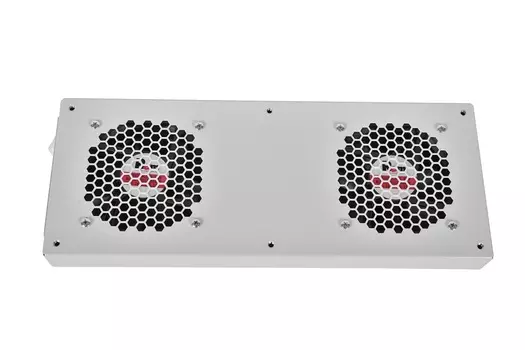 Вентиляторный модуль ЦМО (Rem) R-FAN-2TJ-36V-48V, вентиляторов: 2, глубина 195 мм, серый (30655825500)