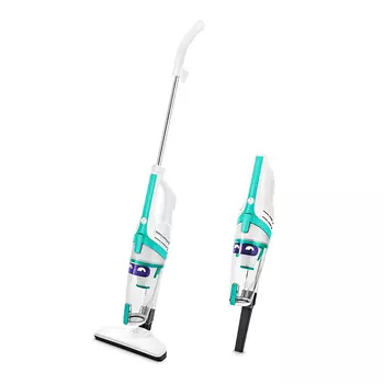 Вертикальный пылесос Kitfort KT-5118 600Вт, белый/бирюзовый (КТ-5118-3)