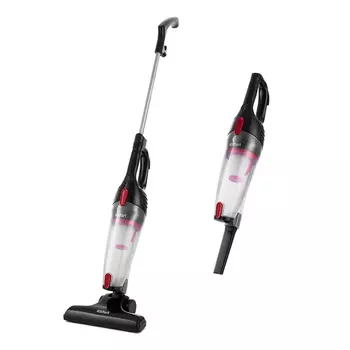 Вертикальный пылесос Kitfort KT-597-1, 600 Вт, черный/красный (KT-597-1)