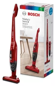 Вертикальный/ручной пылесос BOSCH BBHF214R, питание от аккумулятора, красный (BBHF214R)