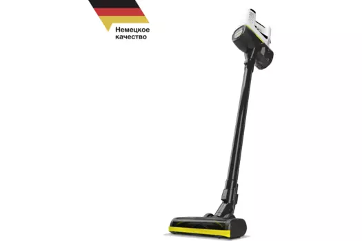 Вертикальный/ручной пылесос KARCHER VC 4 Cordless myHome Car, 140 Вт, питание от аккумулятора, черный/белый (1.198-632.0)