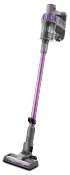 Вертикальный/ручной пылесос Kitfort KT-573 150Вт, питание от аккумулятора, черный/фиолетовый (KT-573)
