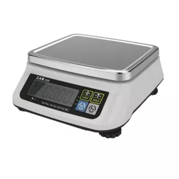 Весы фасовочные настольные 3кг/0.5г, дисплей, с поверкой, платформа 226мм x 187мм, CAS SWN-3 (SWN-3, без АКБ)