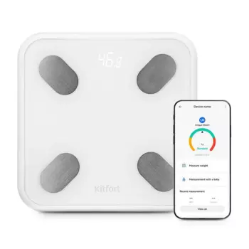 Весы Kitfort КТ-846, до 180 кг, диагностические, белый (КТ-846)