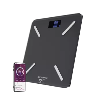 Весы Polaris PWS 1896, до 200 кг, диагностические, серый ( PWS 1896)