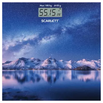 Весы Scarlett SC-BS33E022, до 180 кг, синий (SC-BS33E022)