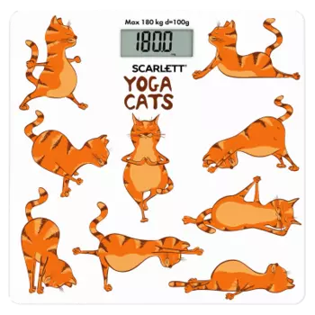 Весы Scarlett SC-BS33E077, до 180 кг, принт (SC-BS33E077)