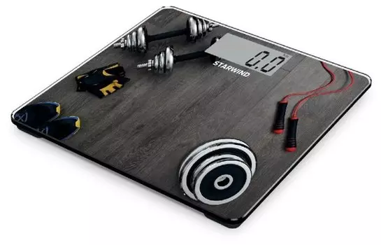 Весы Starwind SSP6040, до 180 кг, дерево (SSP6040)