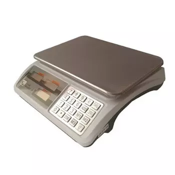 Весы торговые настольные 15кг/2г, двухсторонний дисплей, платформа 230мм x 330мм, ФорТ Т-769 Маркет